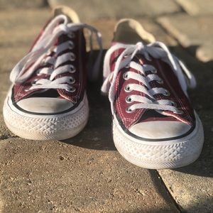 Converse Shoes- Burgundy Chuck Taylor’s